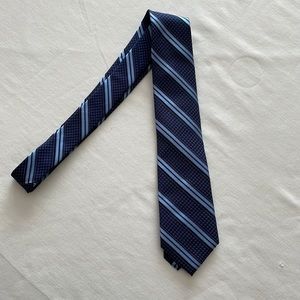 Jos A. Bank Reserve blue diagonal striped tie nwt 100% silk